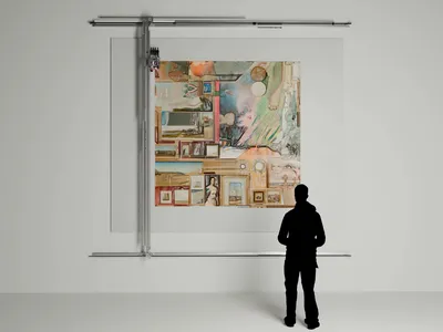 Untitled Robot Painting,&nbsp;Alexander Reben, 2025