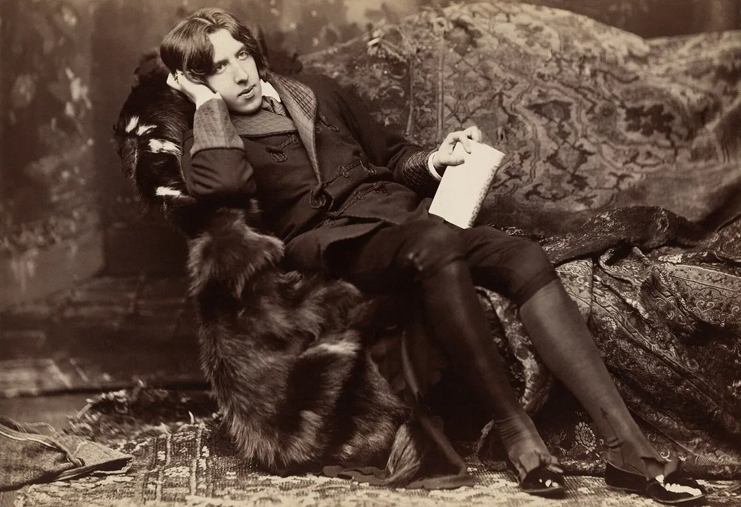An 1882 photograph of Oscar Wilde