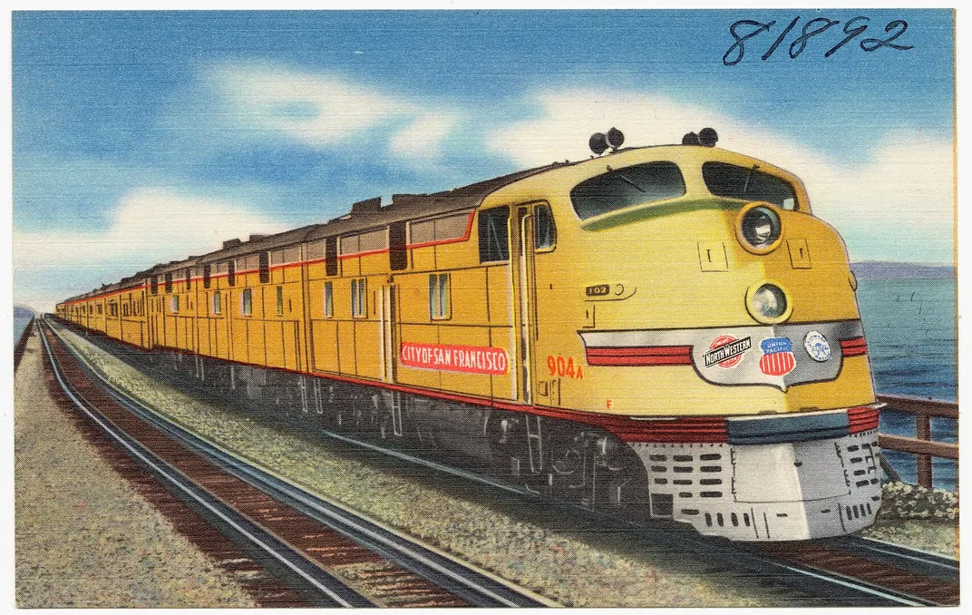 A postcard featuring the City of San Francisco