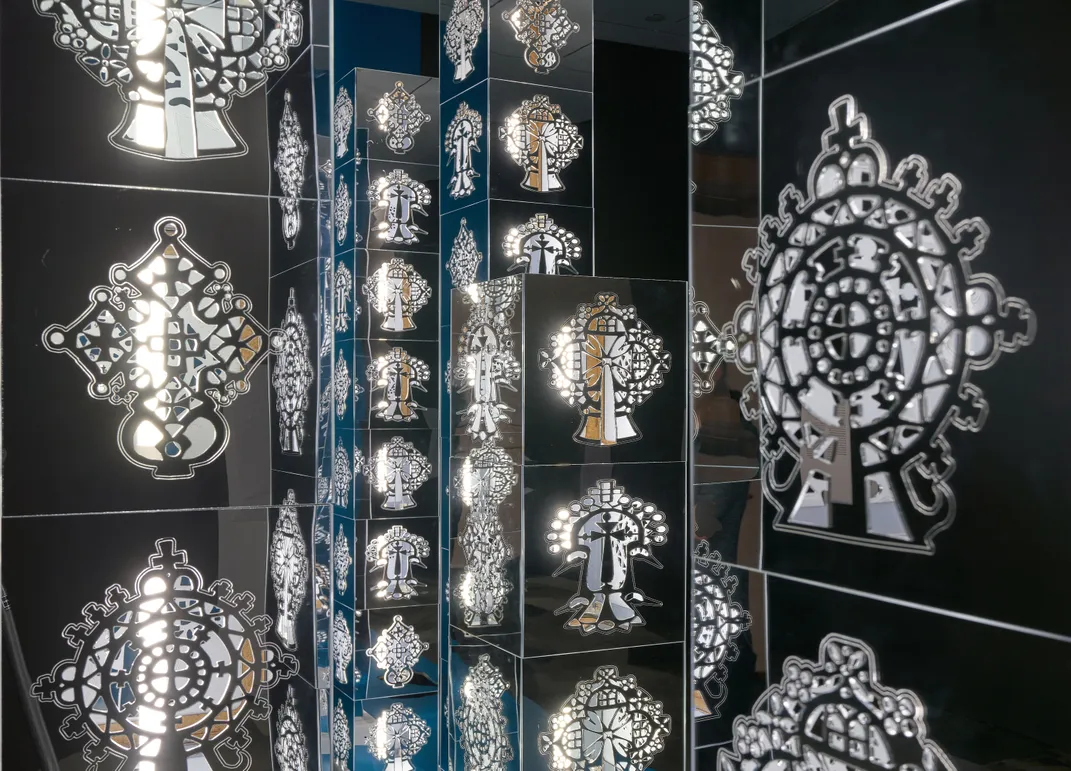 These Seven Stunning Towers Memorialize Lost Black Lives With Mirrors, Light and Ethiopian Cross Designs