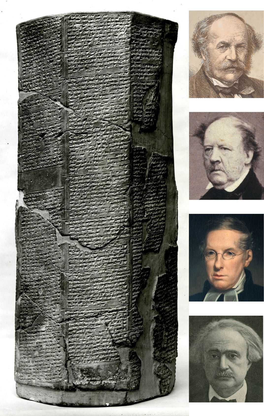 four men a prism