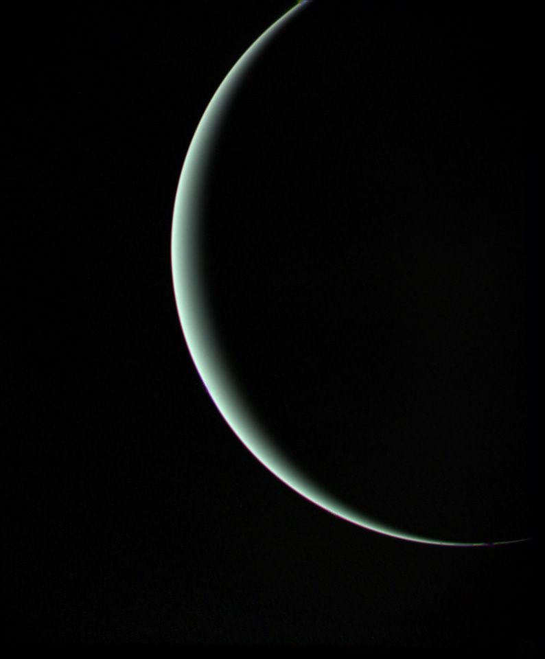 Partial View of Uranus