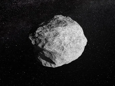 An artist&#39;s impression of a generic asteroid.