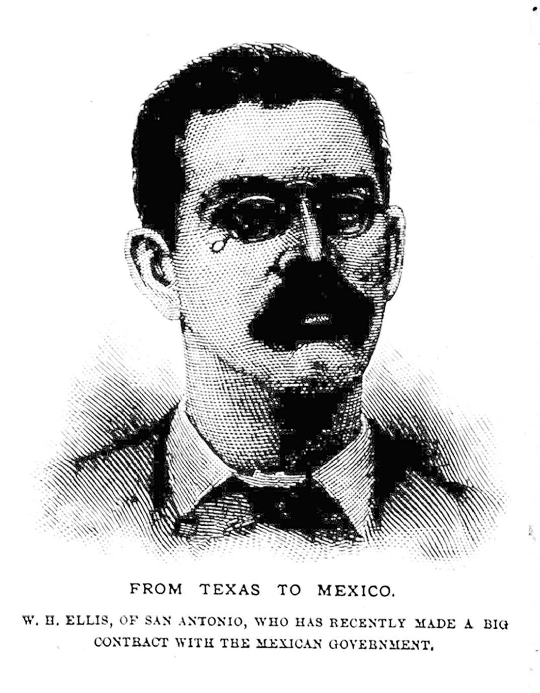 An illustration of Ellis from the late 1880s