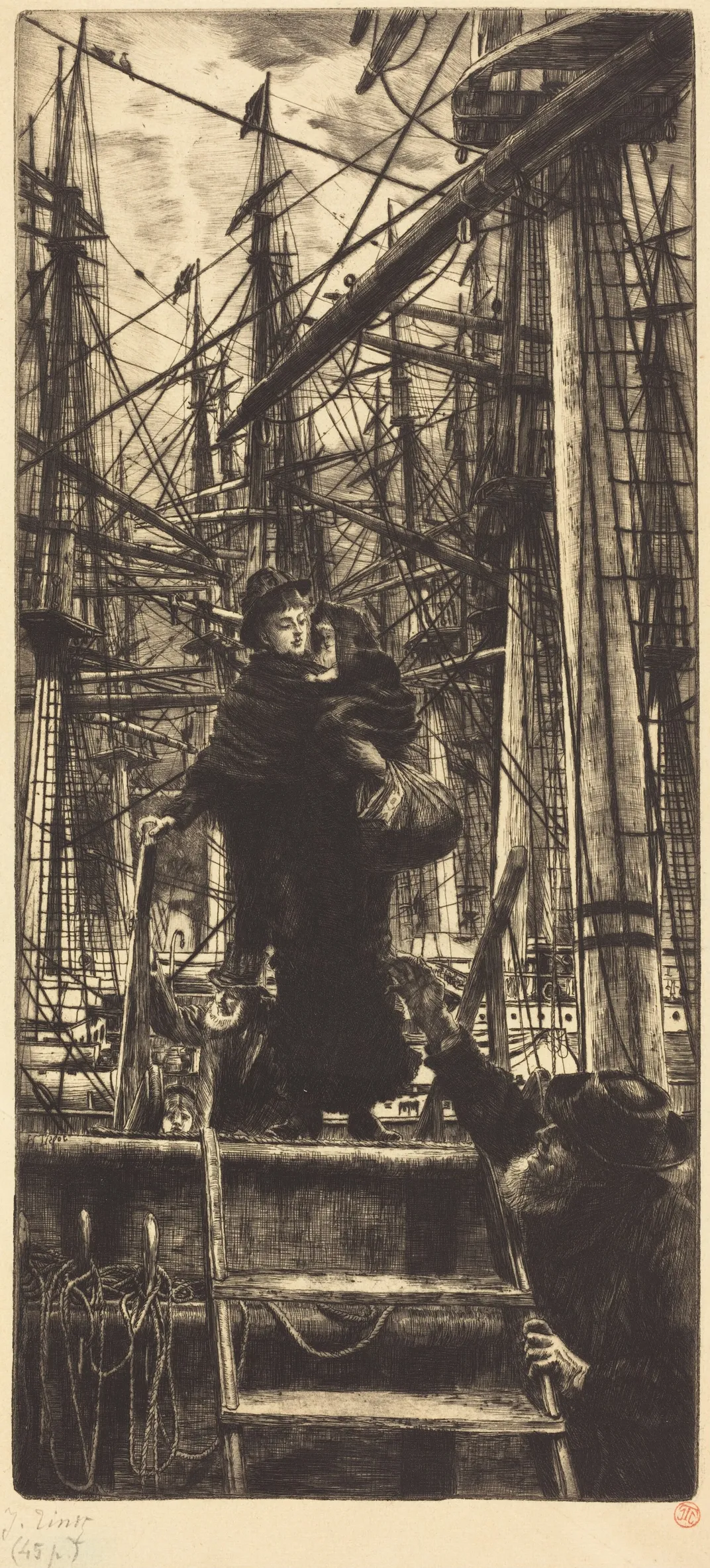 Emigrants, James Tissot, 1880