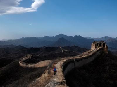 Archaeologists recently excavated an area of the Great Wall known as the Qi wall in China&#39;s Shandong Province.