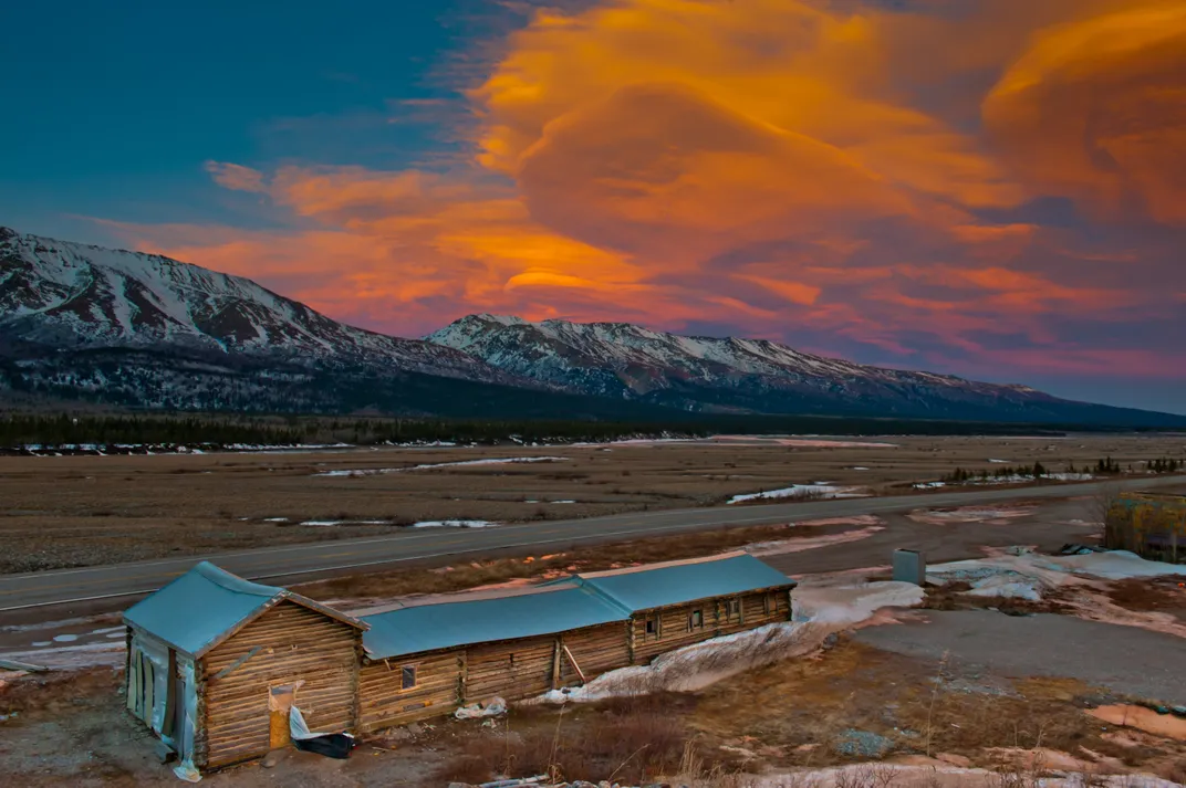 Rapids Roadhouse at sunset