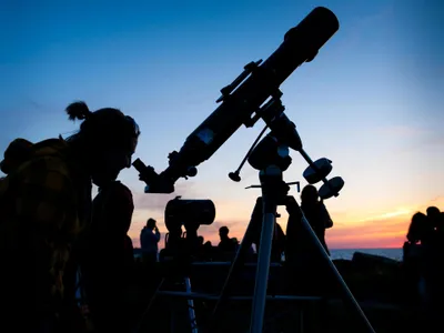 Looking through a telescope or binoculars can help you see Venus in its crescent phase on Valentine&#39;s Day&mdash;but the planet is visible to the naked eye.