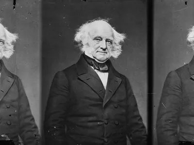 Martin Van Buren in 1860.&nbsp;