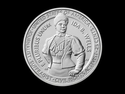 The new quarter design featuring Ida B. Wells, the suffragist, journalist and civil rights activist