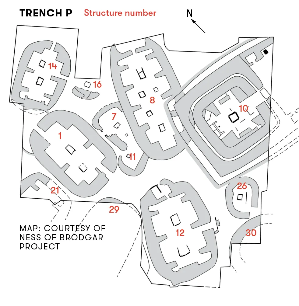 Trench P Map